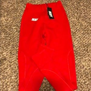 Body by raven red leggings